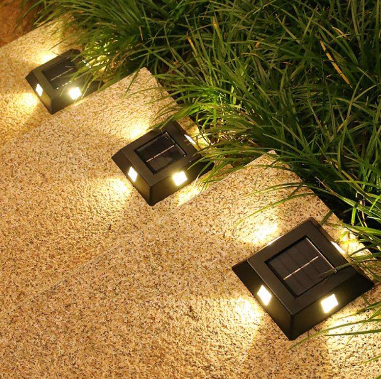 Luz Solar para jardín y césped para el hogar, impermeable para exteriores, IP65, Villa, patio, luz de paisaje, lámpara de suelo colorida para camino de calle