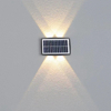 luz solar al aire libre led lámpara de luz de pared led con energía solar luz solar led al aire libre balcón impermeable luces solares de altura patio paisaje de la calle 