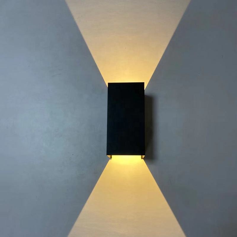 Lámpara de pared Rectangular de 12 W, aplique de pared led, lámpara de pared para exteriores, luces de pared led, lámpara de pared led