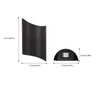 Lámpara de pared para dormitorio exterior IP65, lámpara LED para sala de estar, pasillo, Hotel, lámpara impermeable minimalista moderna para exteriores, candelabros para exteriores montados en la pared