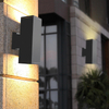 Moderna lámpara de pared Led impermeable para exteriores IP65 de aluminio 12W luz LED de pared interior decorada aplique de pared Pilar Patio Badkamer