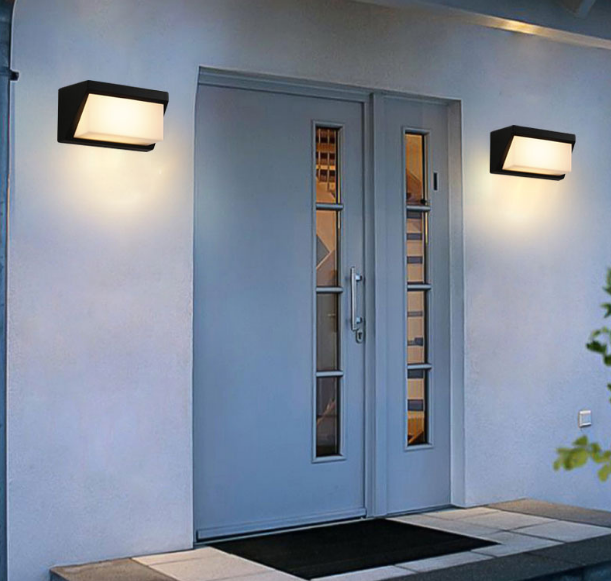 Lámpara de pie cuadrada de esquina de 3w, Sensor de movimiento empotrado, luces Led para escaleras, luz de escalera lateral, luz Solar moderna Luxholic blanca
