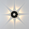 Lámpara de pared Led Lámpara de pared exterior Lámpara de ingeniería de hotel creativa minimalista moderna