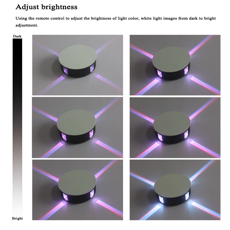 Lámpara de pared nórdica moderna de 8 W, resistente al agua, Ip65, luz de pared Led de aluminio hacia arriba y abajo para jardín, Hotel, cristal de cuerpo blanco luminoso