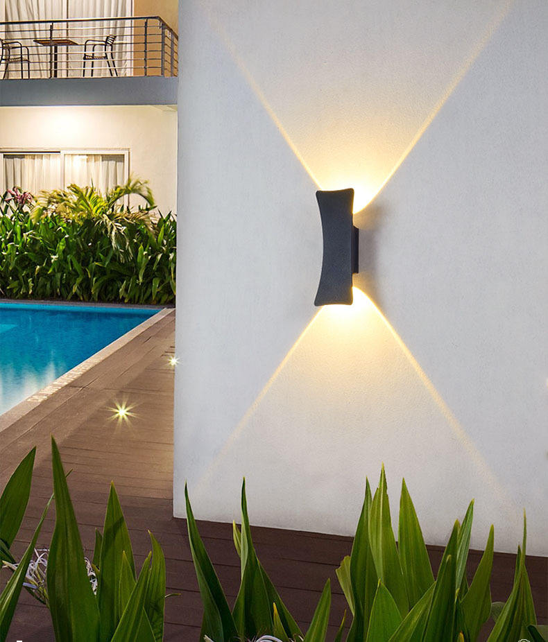IP65 LED Wandlamp Exterior Waterdichte Tuinverlichting Aluminio AC86-265 Interior Slaapkamer Woonkamer Trap Wandlamp
