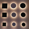 Moderna lámpara de pared LED Eclipse de luces de 150 mm y luz nocturna interior decorativa