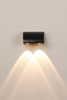 Lámpara de pared LED impermeable para exteriores, sencilla y moderna, lámparas de patio, lámpara de puerta, terraza, balcón, jardín, luz de pared, precio de fábrica