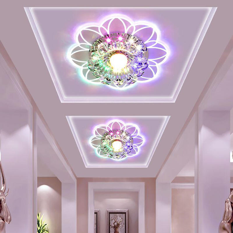 Lámpara de techo de cristal rosa Lámpara de techo de cristal Lámparas de techo modernas para comedor Lámpara de techo moderna de mediados de siglo Lámparas para sala de estar Techo Lámpara de techo LED