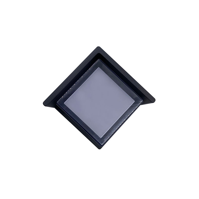 Interior moderno 5W LED luz de pared acrílico cuadrado negro sala de estar pasillo escalera decoración del hogar pared