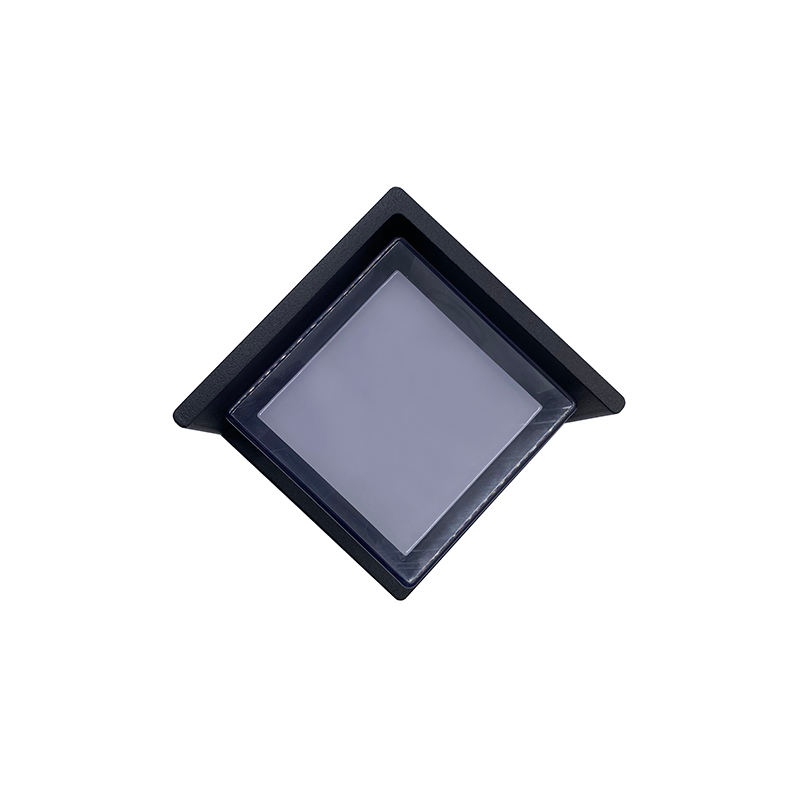 Interior moderno 5W LED luz de pared acrílico cuadrado negro sala de estar pasillo escalera decoración del hogar pared