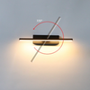 Lámparas de pared LED modernas 330 Dormitorio giratorio Cabecera 6W AC85V-265V Aplique de pared Lámpara negra Pasillo Decoración interior Iluminación