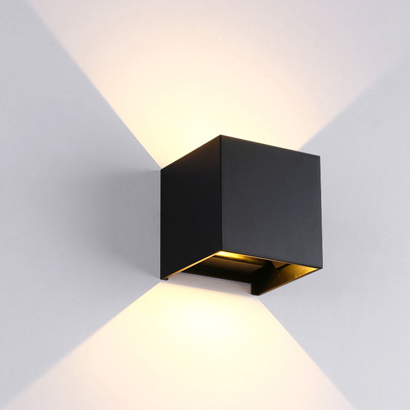 Ángulo ajustable Impermeable Jardín 12W LED Wandlamp Brace Wall Night Light Decorar para iluminación exterior