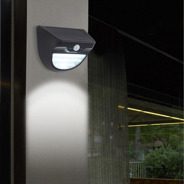 Lámpara solar para exteriores Luces solares para pared para exteriores Luces solares para pared Lámpara solar semicircular para pared Lámpara solar rectangular para pared