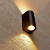 China Fabricación Hogar Exterior 3000-6000k 6W Decoración interior Led Luz de pared Exterior 15 * 8 * 6.8 CM Arriba y abajo