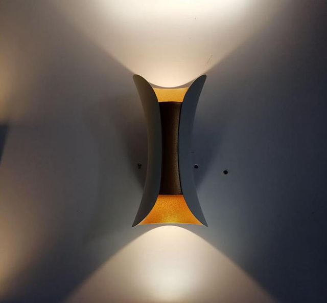 Lámpara de pared de cintura de gran tamaño de 10 W, lámpara de pared Led moderna de moda para exteriores, lámpara de pared impermeable IP65 para decoración de jardín y patio 