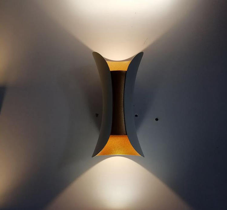 Lámpara de pared de cintura de gran tamaño de 10 W, lámpara de pared Led moderna de moda para exteriores, lámpara de pared impermeable IP65 para decoración de jardín y patio 