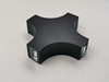 Nueva lámpara de pared exterior LED 12W Cross Star 4 iluminación lateral impermeable IP65 para decoración de jardín