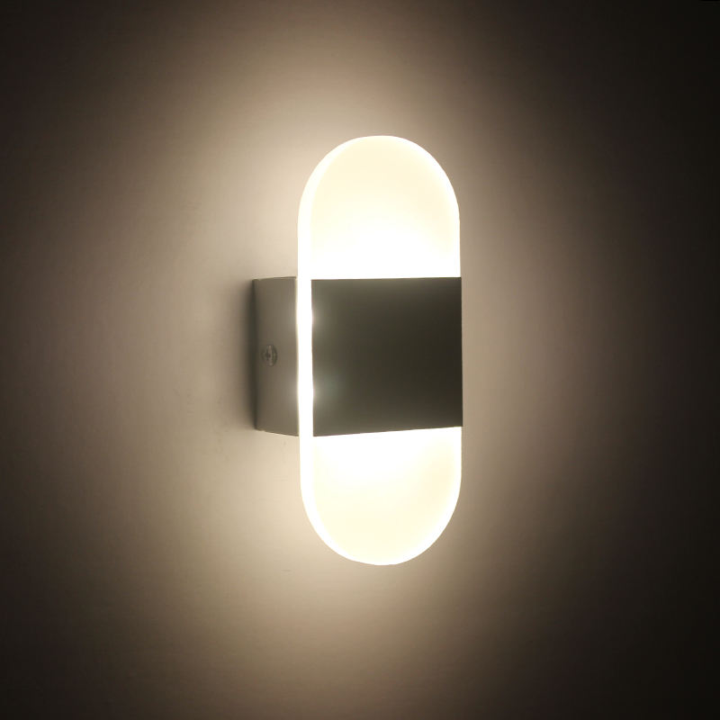 Aplique de pared de acrílico Teclas de piano Luz de pared para sala de estar Baño Dormitorio Luz Luminaria Luz de noche
