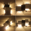 Lámpara de pared escalonada con luz LED moderna y luz decorativa para interiores