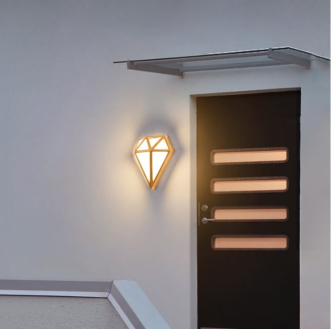 2023 Lámparas de pared LED impermeables para exteriores Aluminio exterior IP65 Iluminación Jardín Patio Deco Interior Europa Luz interior moderna