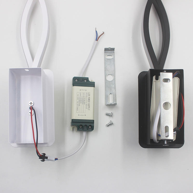 Lámpara de pared de onda larga LED 16W Iluminación de cabecera de aluminio para lámpara de pasillo de escalera de hotel interior