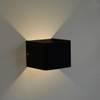 3w 5w Lámpara de pared cuadrada Iluminación LED para interiores Iluminación LED para interiores Cubo de cerámica Lámpara de pared para interiores Cuadrada Pequeña luz de noche Lámpara de pared única Decoración de hotel para interiores Buena calidad 