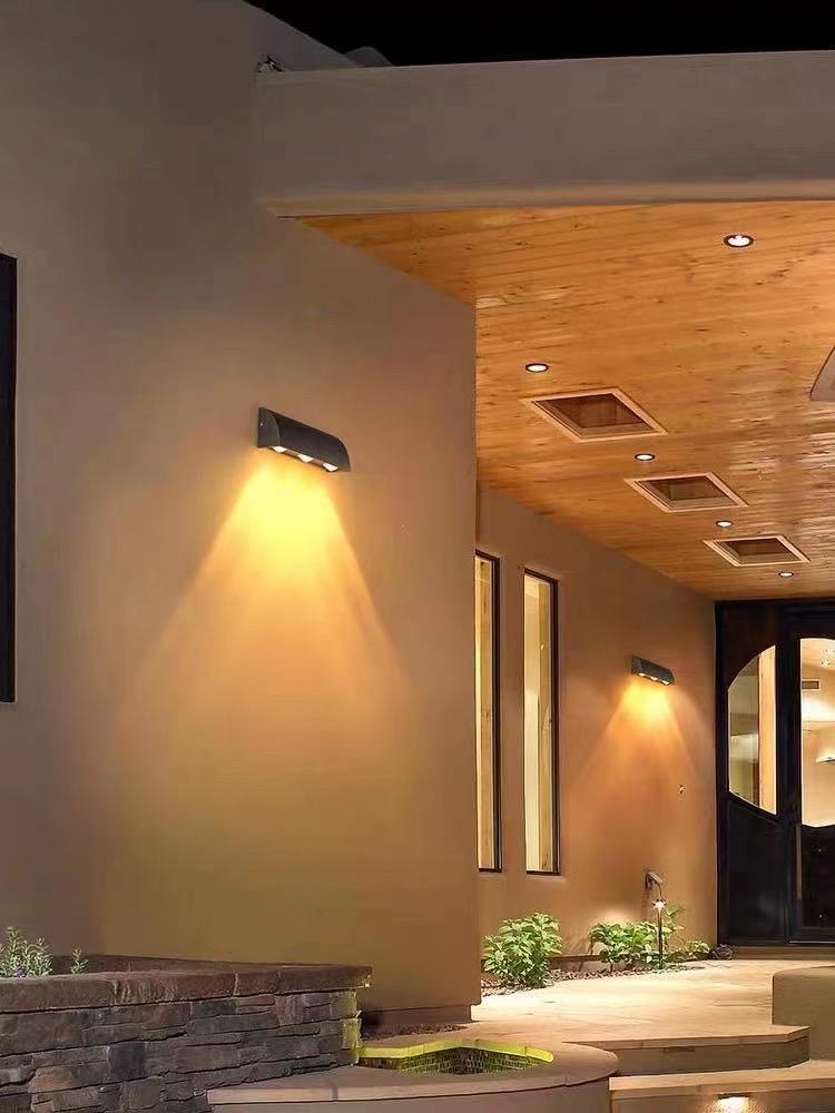 Precio de fábrica de la luz de la pared del jardín de las lámparas del patio de la lámpara de pared de IP65 LED de la prenda impermeable al aire libre simple moderna de 3W