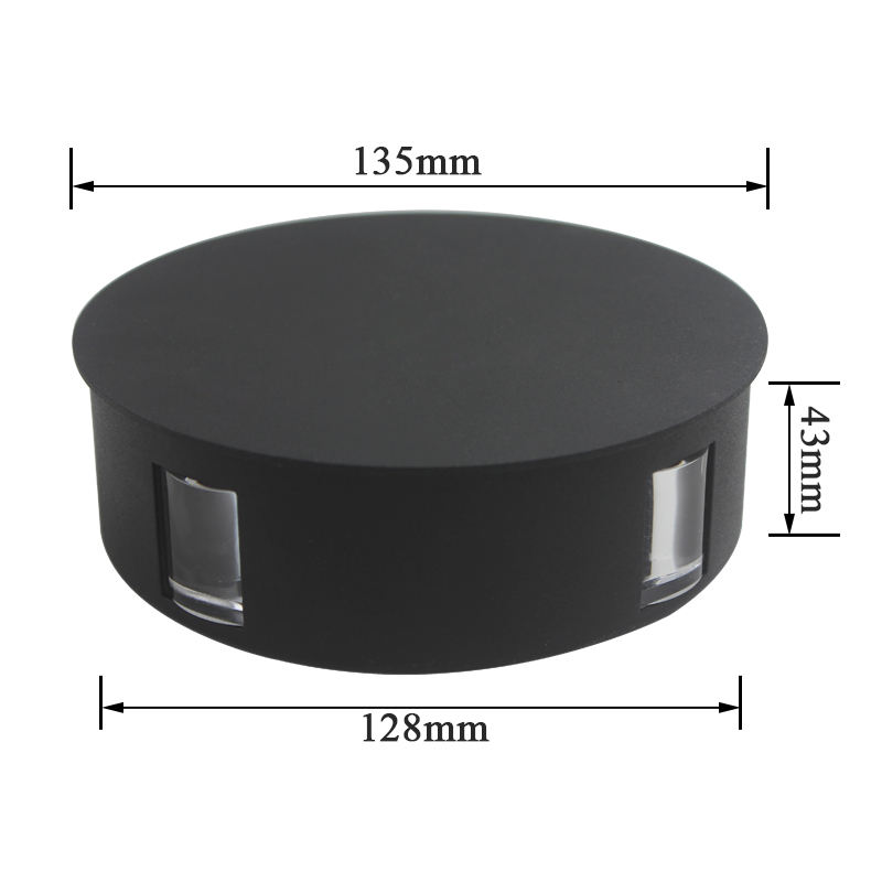 Precio de fábrica barato Escalera Led Lámpara de pared redonda para hotel Lámpara de pared Led Entrega rápida