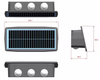 4W 6W Solar Led Light Outdoor Impermeable Solar Hight Lights Aplique de pared Lámpara de pared inteligente Lámpara de pared solar para exteriores