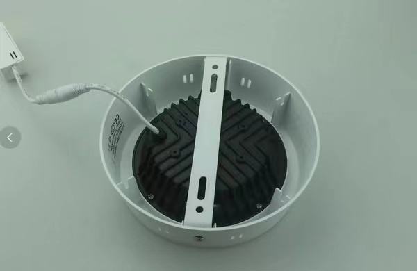 Lámpara de panel led de 10W, 15W, 25W, 30W, luz empotrada montada en superficie cob, balcón, dormitorio, cocina, circular, sin agujeros