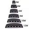 Lámpara de pared LED de arriba y abajo impermeable al aire libre en forma de arco Lámpara de pared de iluminación de aplique de pared moderna de aluminio