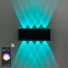  8W controlado por Alexa/google home luz de pared exterior APP Control remoto compatible con Bluetooth utilizado para lámpara de pared de Bar luz de fiesta