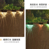 Blanco cálido LED Lámpara solar Camino Escalera Luces de jardín al aire libre Energía solar Balcón Luz Decoración para Patio Escalera Valla productos