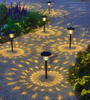 Luz solar para jardín, lámpara alimentada por energía Solar, iluminación de paisaje, impermeable, IP65, camino, patio, decoración de césped, LED para exteriores