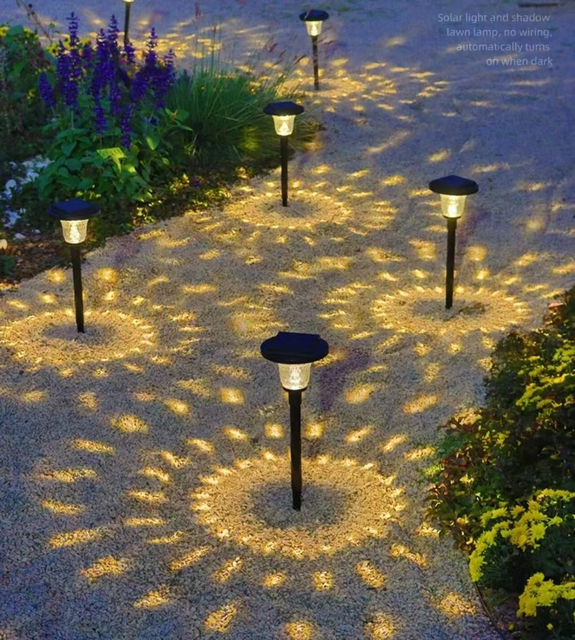 Luz solar para jardín, lámpara alimentada por energía Solar, iluminación de paisaje, impermeable, IP65, camino, patio, decoración de césped, LED para exteriores