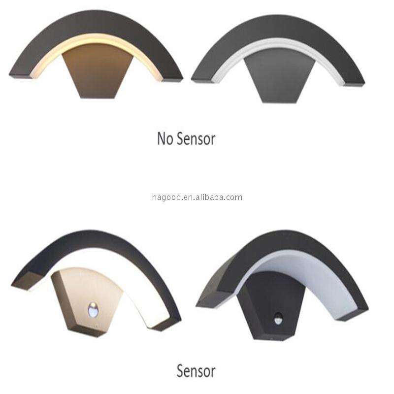 Lámpara de jardín para exteriores de 18 W, lámpara de pared impermeable para exteriores IP65, iluminación LED, lámpara de pared de aluminio, superventas, luz para pasillo