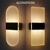 Lámpara de pared de acrílico de 6W Lámpara de luz de pared interior Lámpara de acrílico Led Rgb con BOM / Servicio integral Lámpara de pared LED Marca láser personalizada Productos de lámpara de acrílico personalizados