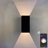 Lámpara de pared RGBW de 9W, iluminación regulable IP65 que cambia de Color, candelabro de pared LED para cabecera, ambiente, aplicación WIFI, Control de fiesta, decoración interior