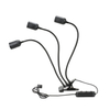 Bombilla de lámpara de clip LED transfronteriza Cabeza única Cabeza doble Soporte de lámpara de clip de tres cabezas E27 Soporte de lámpara universal con clip