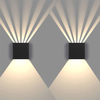 Lámpara LED de pared de 6W, lámpara de pared para jardín IP65, lámpara impermeable para exteriores, accesorio de decoración para el hogar, iluminación para pasillo, luz para pasillo