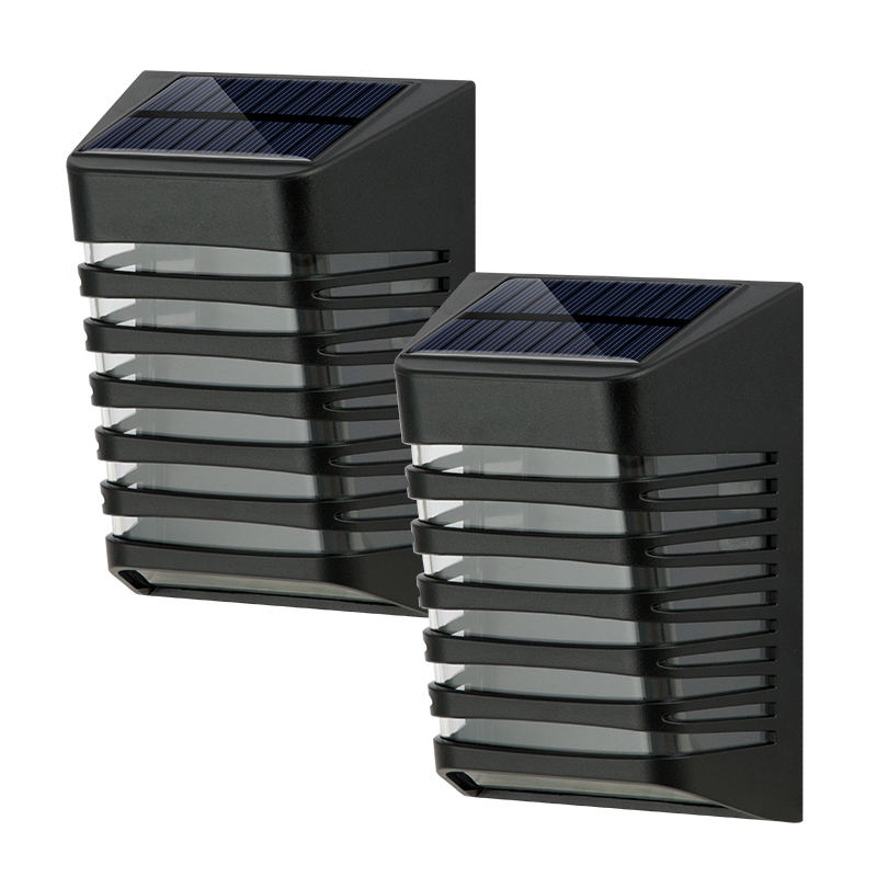 Lámpara de pared impermeable para exteriores de fábrica, luz de pared Solar Led, Sensor de movimiento, luces de jardín para iluminación exterior de patio