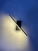 Lámparas de pared LED modernas 330 Giratorio 6W AC85V-265V Aplique de pared Lámpara negra Pasillo decoración interior Iluminación