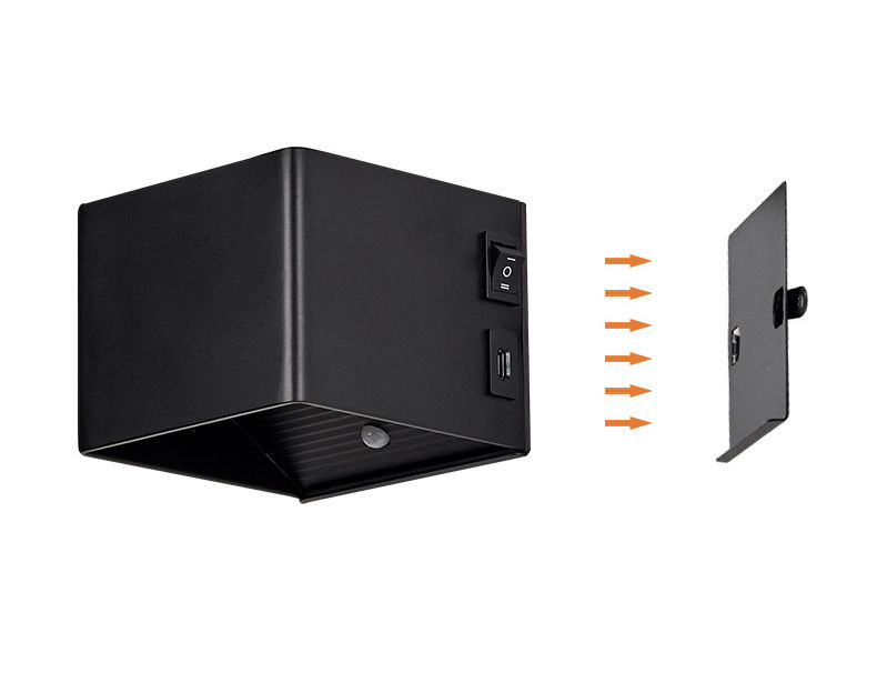 Luz de pared Interior, lámpara de pared Led recargable por USB con Sensor de movimiento, iluminación interior, sala de estar, dormitorio, pasillo, luces nocturnas