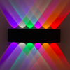 Color mezclado nuevo estilo negro oro nórdico personalidad lámpara de pared Simple Led fondo de sala de estar lámpara de pared redonda Hotel minimalista