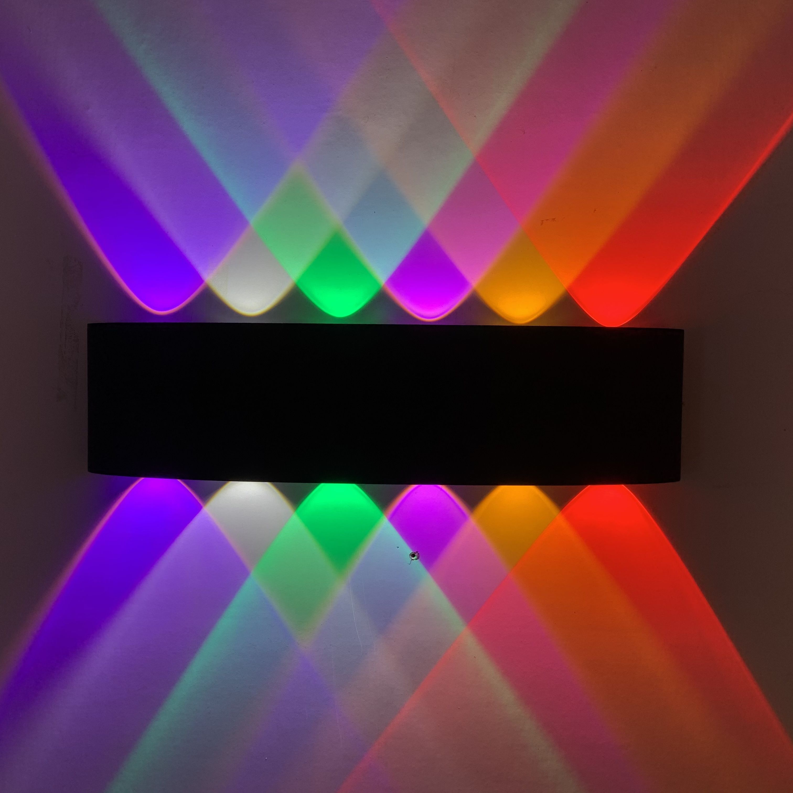 Color mezclado nuevo estilo negro oro nórdico personalidad lámpara de pared Simple Led fondo de sala de estar lámpara de pared redonda Hotel minimalista