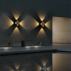 Lámpara de pared LED 6W 10W aluminio IP65 impermeable luces de pared para exteriores jardín porche moderno interior lámpara de candelabro nórdico decoración iluminación