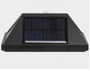 La mejor escalera de jardín para patio trasero al aire libre a prueba de agua IP67 energía Solar 4 lados iluminación lámpara de pared 100LED Sensor de movimiento Led luz Solar