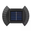 2LED 8LED Luz LED solar inteligente Luz de jardín impermeable al aire libre Lámparas de pared con energía solar Apliques Decoración Lámpara solar de jardín LED