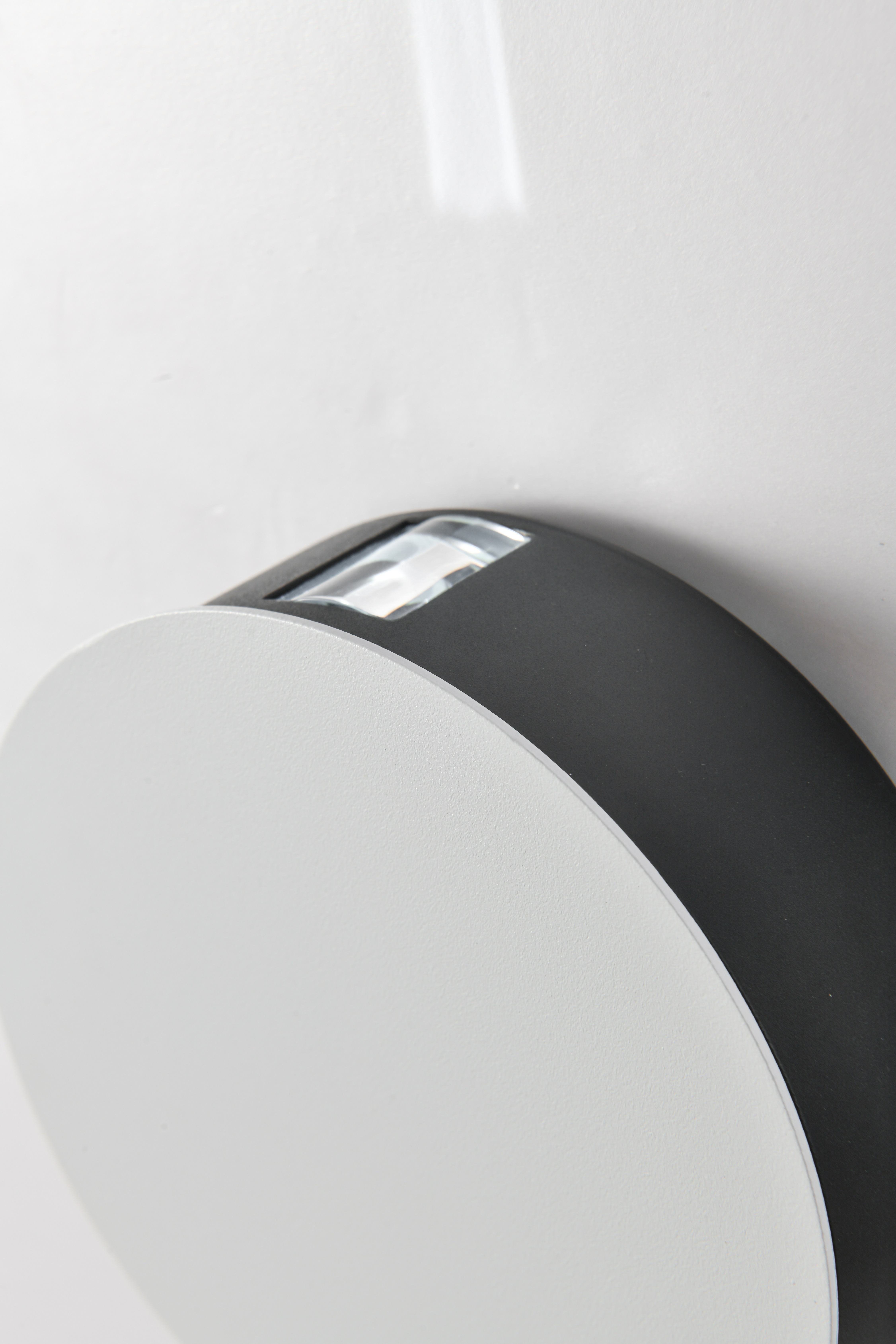 6W LED Lámpara de pared para interiores Lámpara de pared circular Lámpara de pared con control remoto luminoso de cuatro lados Lámpara de pared Decoración Luz Blanco cálido / Luz blanca fría Dormitorio Sala de estar 
