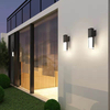 Lámparas de pared LED modernas, blanco/dorado con iluminación interior negra para pasillo, dormitorio, estudio, sala de estar, accesorios de iluminación, entrada de 90-260V
